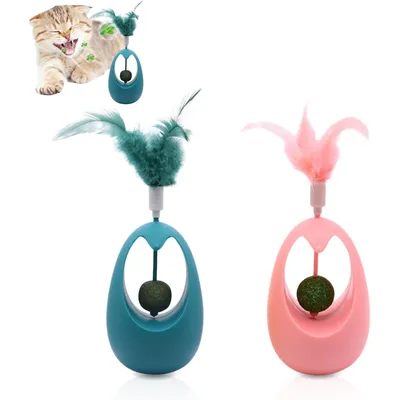 LovuPet 2 Pièces de Jouets pour Chats Balle Catnip Jouets