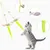 LovuPet Jouets pour Chats Suspendus, 3Pcs Colorés Jouet Chat