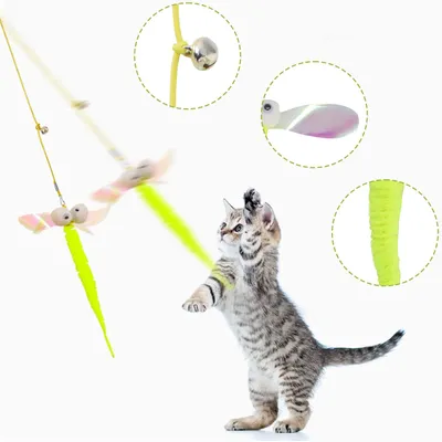 LovuPet Jouets pour Chats Suspendus, 3Pcs Colorés Jouet Chat