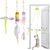 LovuPet Jouets pour Chats Suspendus, 3Pcs Colorés Jouet Chat