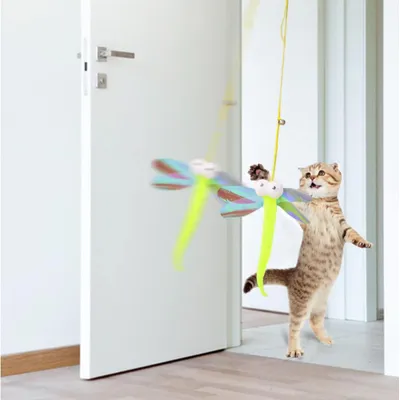 LovuPet Jouets pour Chats Suspendus, 3Pcs Colorés Jouet Chat