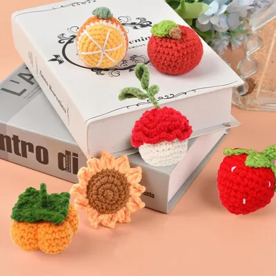 LovuPet Lot de 6 jouets interactifs pour chat en forme de fruits