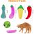 LovuPet Jouet Herbe a Chat, 4 Pièces Jouet pour Chat, Cataire Légume Jouet