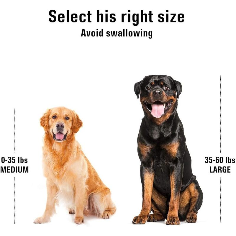 LovuPet Os à Mâcher pour Chien, Jouets Os Durable pour Mâcheurs Agressifs
