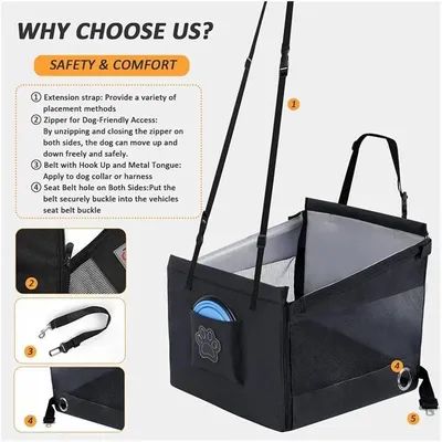 ZENITHMIND Housse de siège de Voiture for Chien