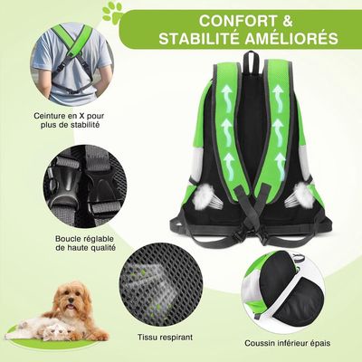 ZENITHMIND Pliable pour Chien de Voyage