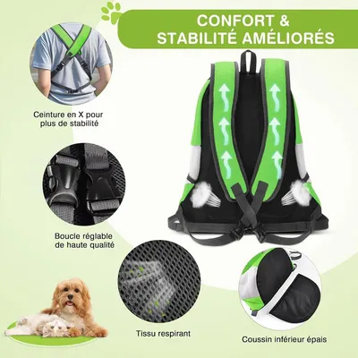 ZENITHMIND Pliable pour Chien de Voyage