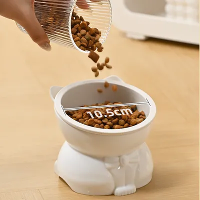 KPYTE Gamelle inclinée pour chat à pieds hauts
