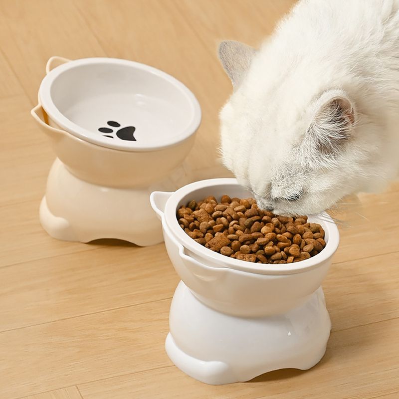 KPYTE Gamelle inclinée pour chat à pieds hauts