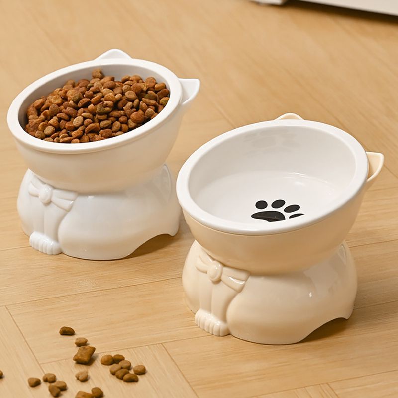KPYTE Gamelle inclinée pour chat à pieds hauts
