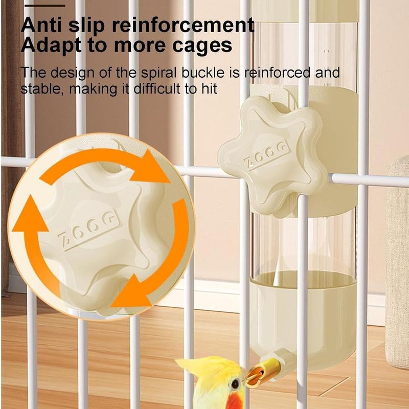 ZENITHMIND mangeoire automatique pour oiseaux de 200 ml