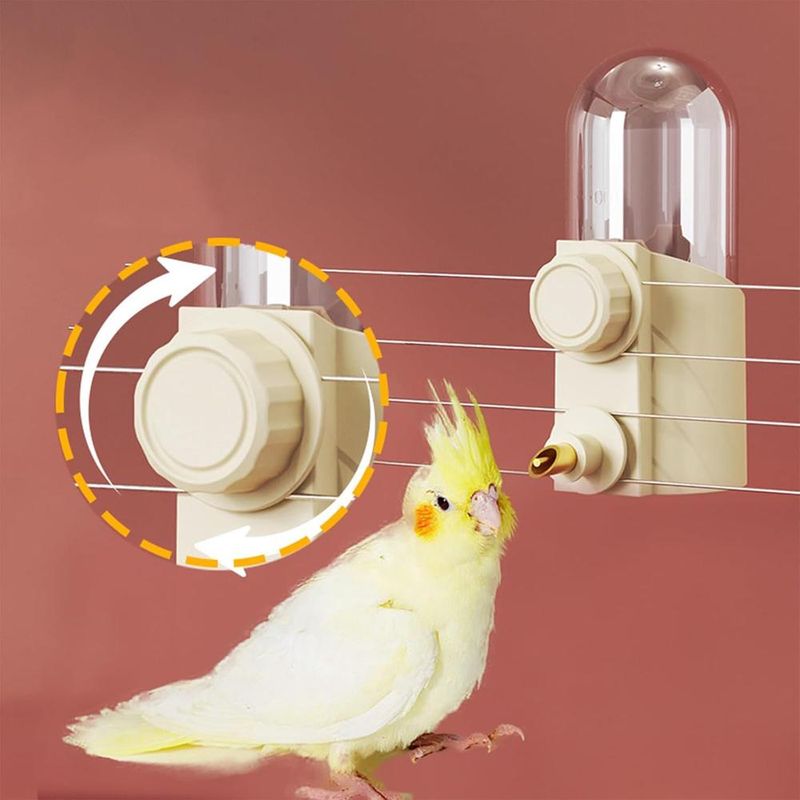 ZENITHMIND Distributeur d'eau automatique pour oiseaux et lapins