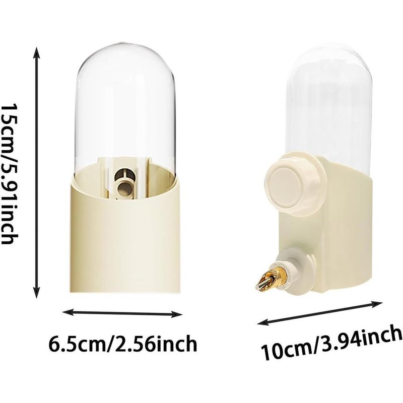 ZENITHMIND Distributeur d'eau automatique pour oiseaux et lapins