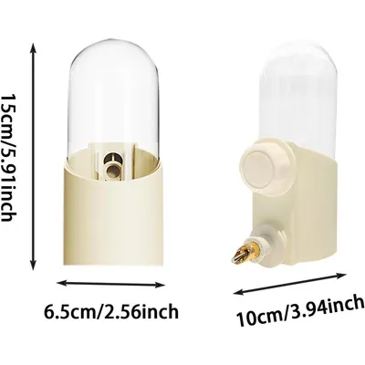 ZENITHMIND Distributeur d'eau automatique pour oiseaux et lapins