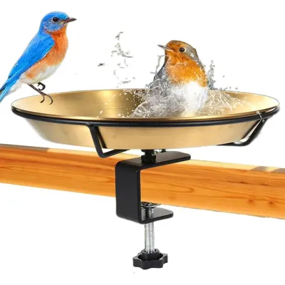 ZENITHMIND Bain d'oiseaux pour balustrade