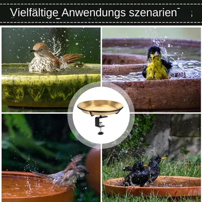 ZENITHMIND Bain d'oiseaux pour balustrade