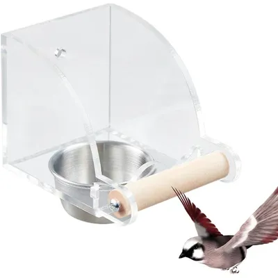 ZENITHMIND Mangeoire à oiseaux pour cage