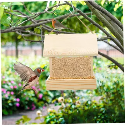 ZENITHMIND Mangeoires à Oiseaux en Bois pour l'extérieur