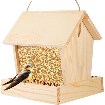 ZENITHMIND Mangeoires à Oiseaux en Bois pour l'extérieur