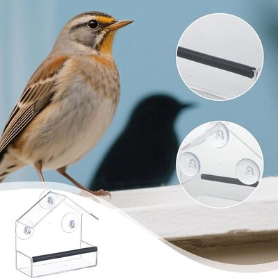 ZENITHMIND Mangeoire À Oiseaux De Fenêtre
