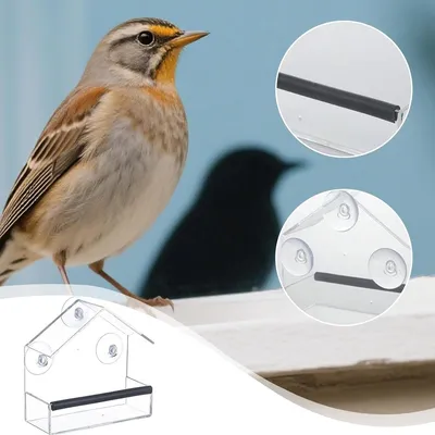 ZENITHMIND Mangeoire À Oiseaux De Fenêtre