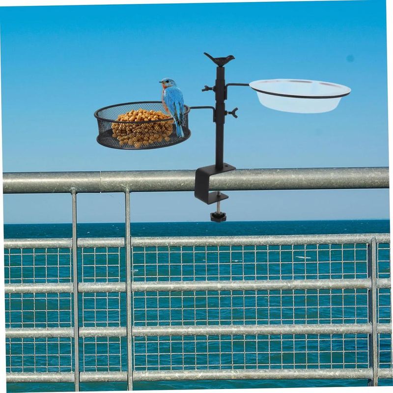 ZENITHMIND Bain d'oiseaux pour balustrade