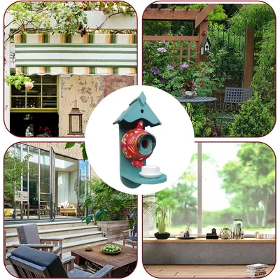 ZENITHMIND Abris d'oiseaux décoratifs colorés