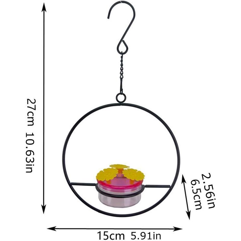 ZENITHMIND 3 x mangeoires d'eau d'extérieur pour colibris