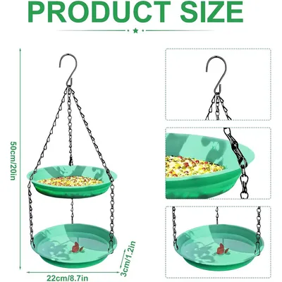 ZENITHMIND Mangeoire à eau à suspendre pour oiseaux