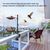 ZENITHMIND Bain d'oiseaux pour balustrade