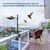 ZENITHMIND Bain d'oiseaux pour balustrade