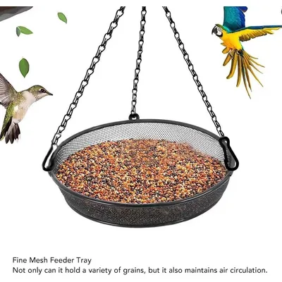 ZENITHMIND Baignoire à oiseaux à suspendre pour l'extérieur