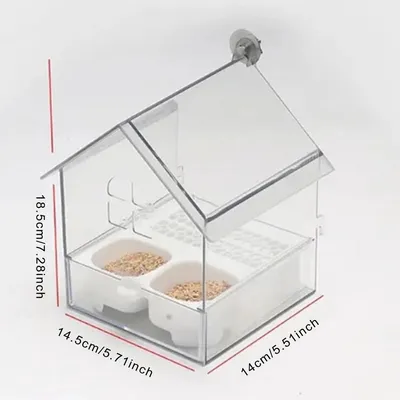 ZENITHMIND Mangeoire pour Cage à Oiseaux