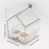 ZENITHMIND Mangeoire pour Cage à Oiseaux