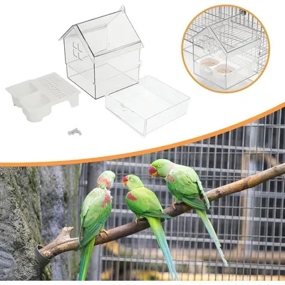ZENITHMIND Mangeoire pour Cage à Oiseaux