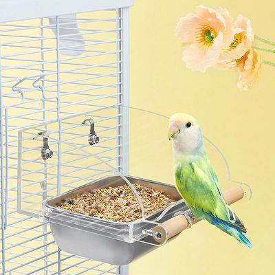 ZENITHMIND Mangeoire à oiseaux pour cage