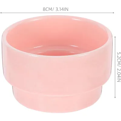 ZENITHMIND Bowl D'oiseau en Céramique Suspendu Plats De Nourriture