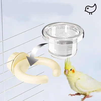 ZENITHMIND Gamelles pour cage à oiseaux vert