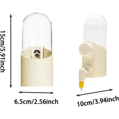 ZENITHMIND Distributeur d'eau automatique pour oiseaux et lapins