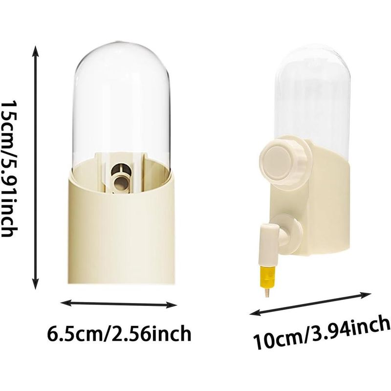 ZENITHMIND Distributeur d'eau automatique pour oiseaux et lapins