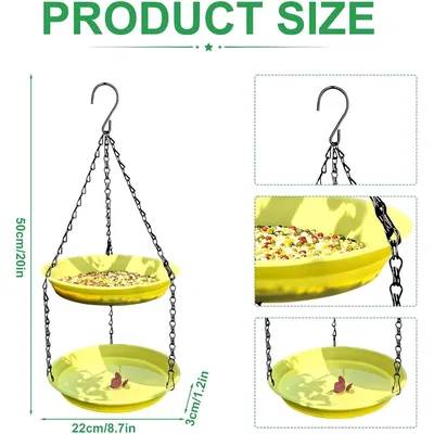 ZENITHMIND Mangeoire à eau à suspendre pour oiseaux