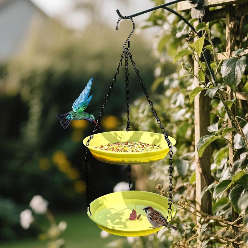 ZENITHMIND Mangeoire à eau à suspendre pour oiseaux