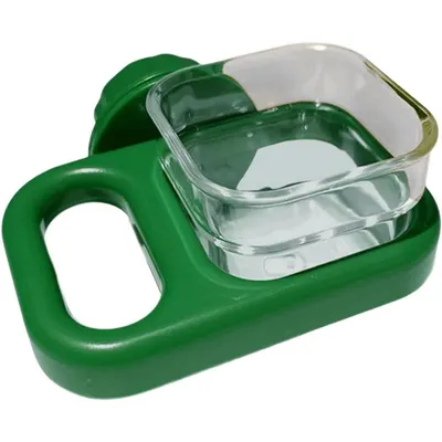 ZENITHMIND Gamelles pour cage à oiseaux vert