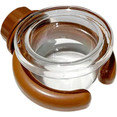 ZENITHMIND Gamelles pour cage à oiseaux marron ZENITHMIND Gamelles pour cage à oiseaux marron