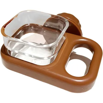 ZENITHMIND Gamelles pour cage à oiseaux marron ZENITHMIND Gamelles pour cage à oiseaux marron