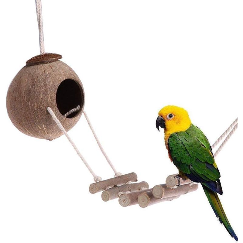 ZENITHMIND Jouets pour Oiseaux 9 Pièces avec Jouets
