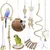 ZENITHMIND Jouets pour Oiseaux 9 Pièces avec Jouets