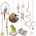 ZENITHMIND Jouets pour Oiseaux 9 Pièces avec Jouets