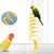 ZENITHMIND Jouet d'escalade pour perruches et calopsittes 100CM jaune