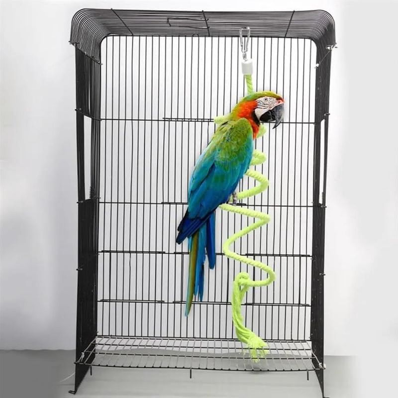 ZENITHMIND Jouet d'escalade pour perruches et calopsittes 150CM vert